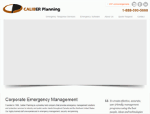 Tablet Screenshot of caliberplanning.com